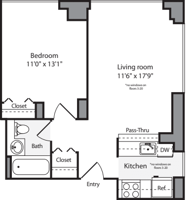 1 Bedroom C