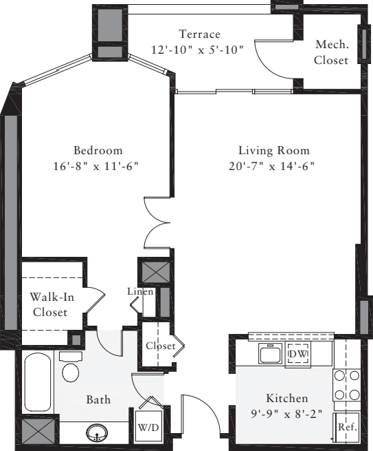 1 Bedroom C