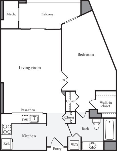 1 Bedroom F