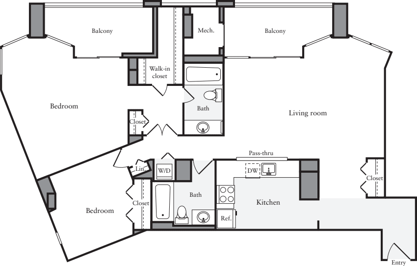 2 Bedrooms B