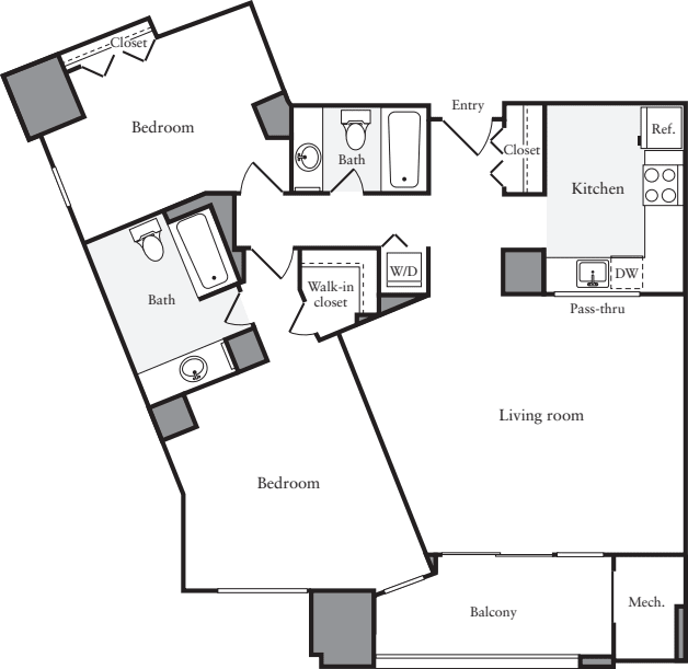 2 Bedrooms D