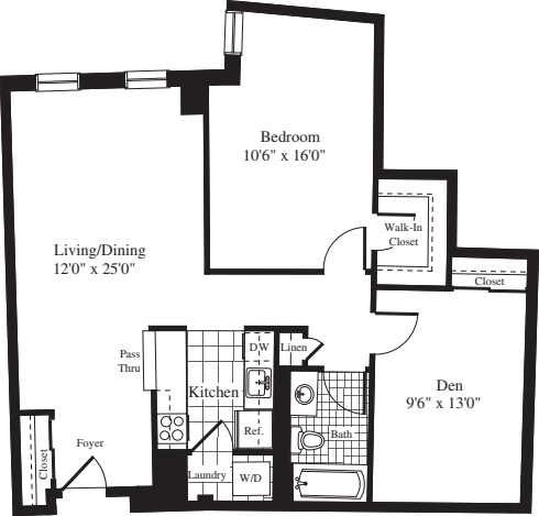 1 Bedroom S