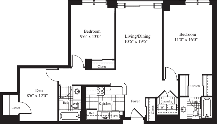 2 Bedrooms S