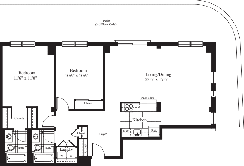 2 Bedrooms DD