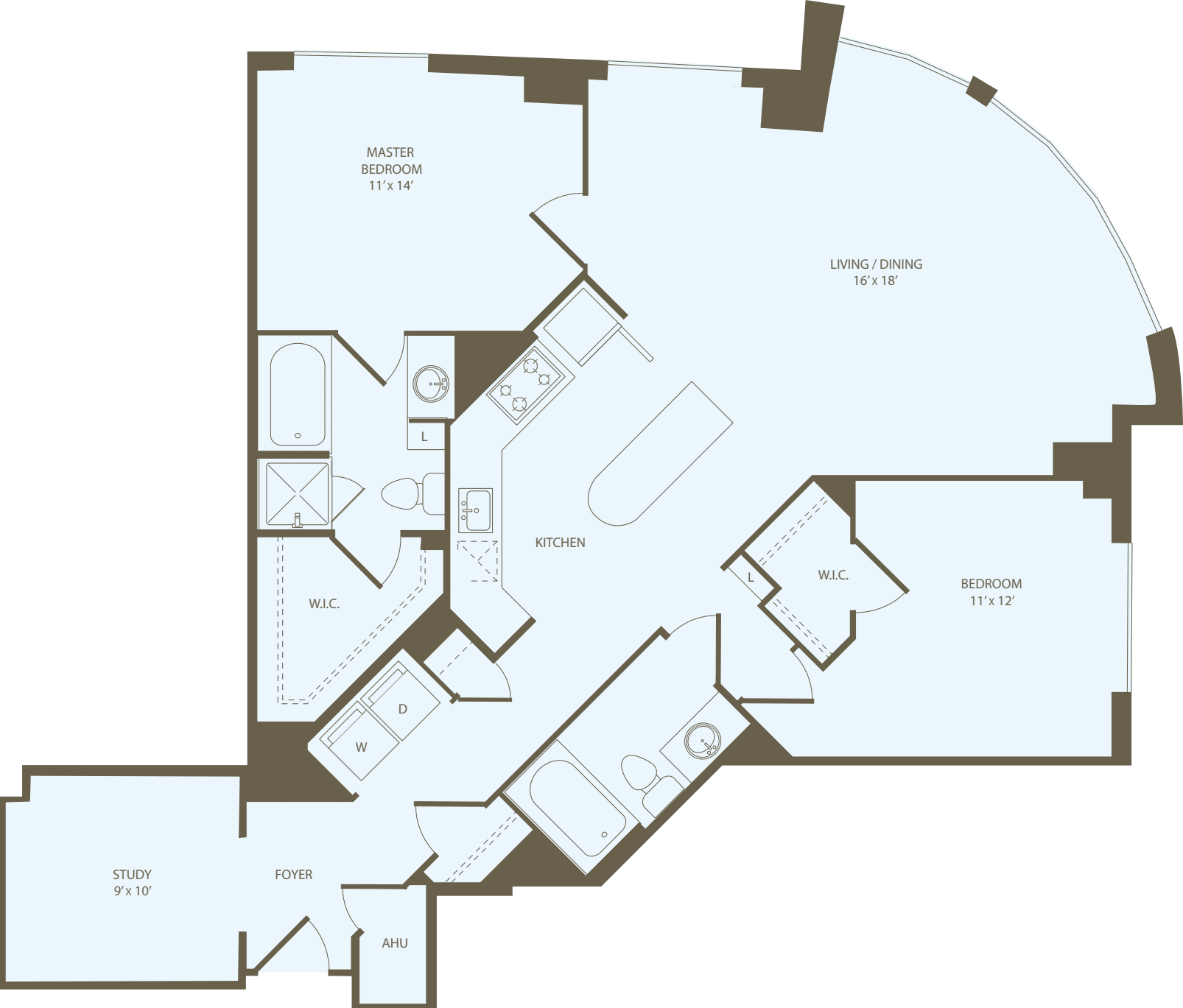 2 Bedroom SS_RW floorplan