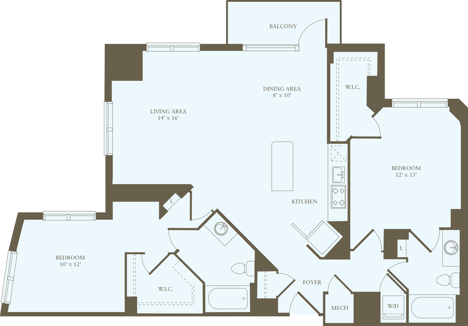 2 Bedrooms GG