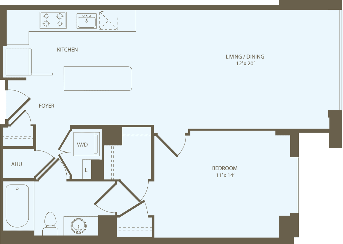 1 Bedroom J