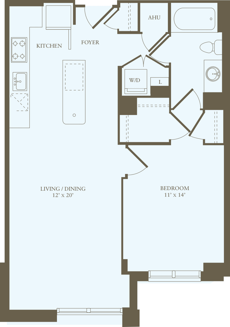 1 Bedroom L