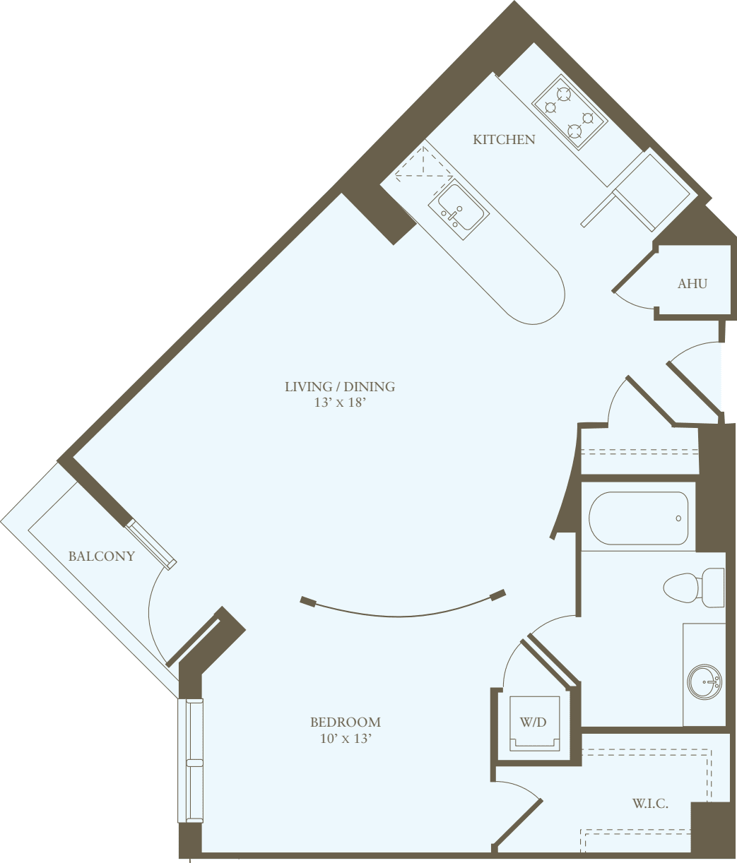 1 Bedroom Q