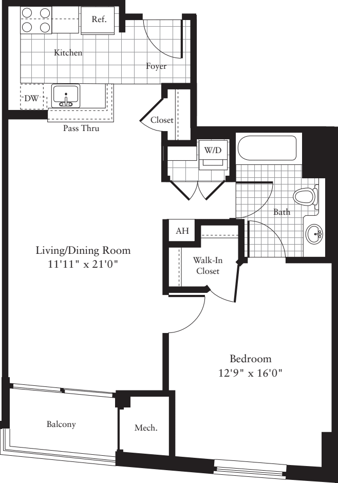 1 Bedroom A