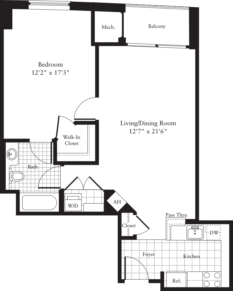 1 Bedroom D