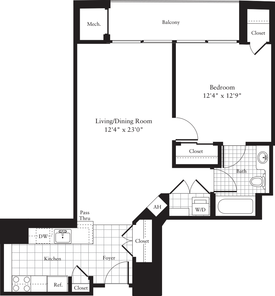 1 Bedroom H