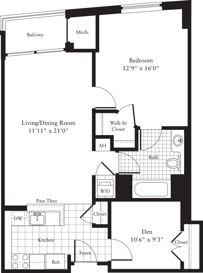 1 Bedroom L