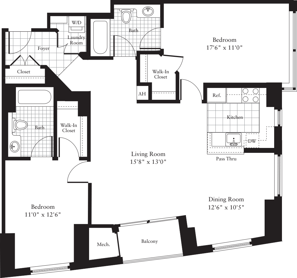 2 Bedrooms E