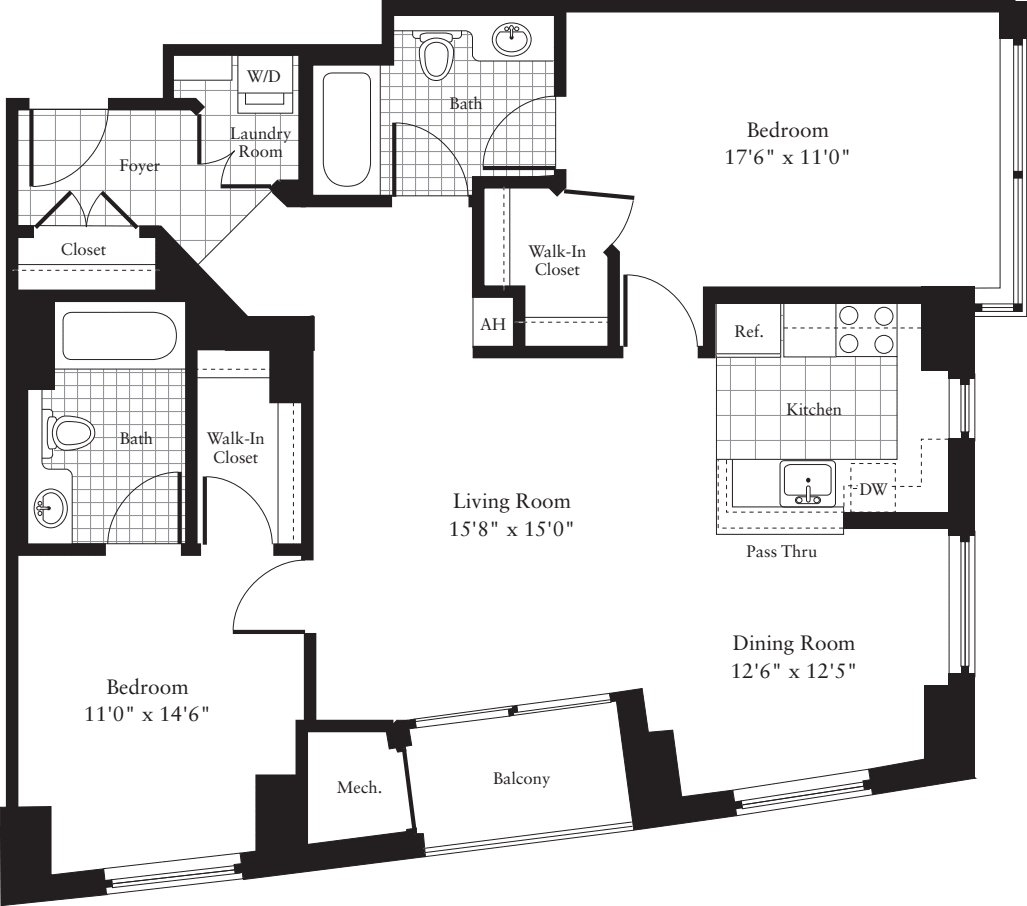 2 Bedrooms J