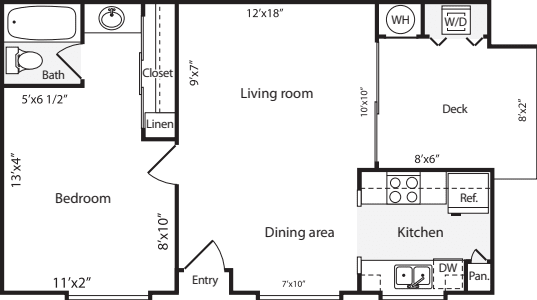 1 Bedroom A