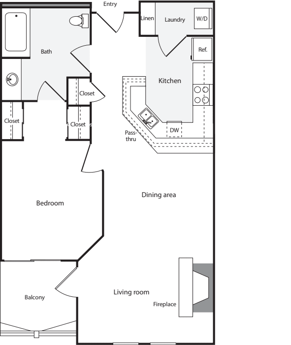1 Bedroom A