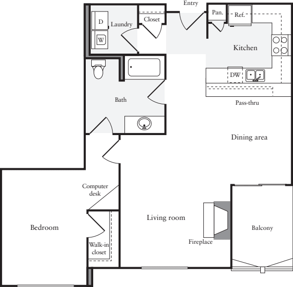 1 Bedroom F