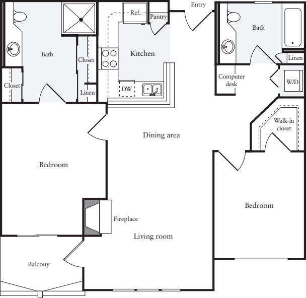 2 Bedrooms B