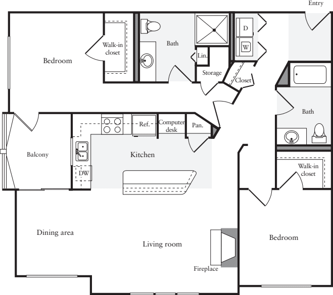 2 Bedrooms C