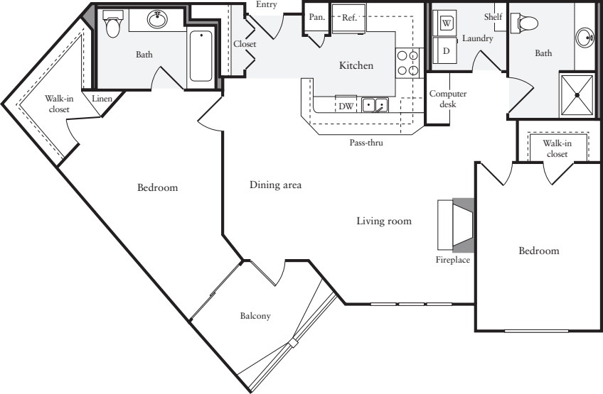 2 Bedrooms D