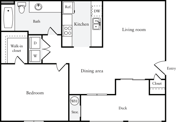 1 Bedroom B