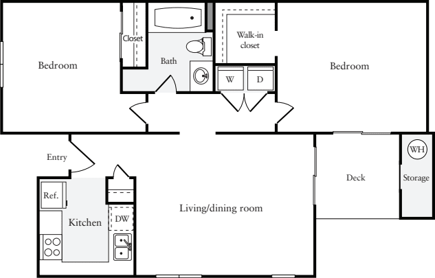 2 Bedrooms A