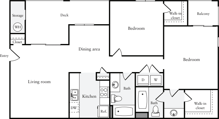 2 Bedrooms B