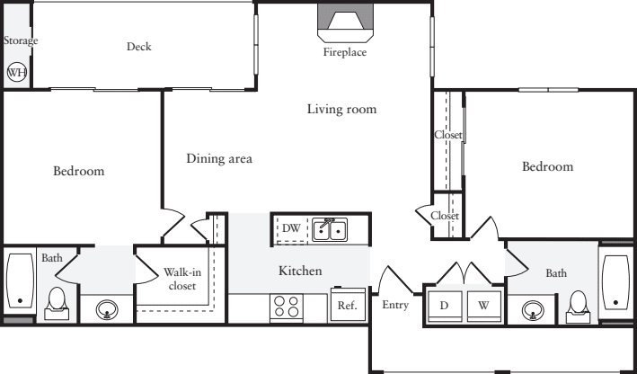 2 Bedrooms C