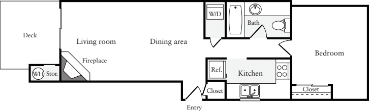 1 Bedroom C (HS)