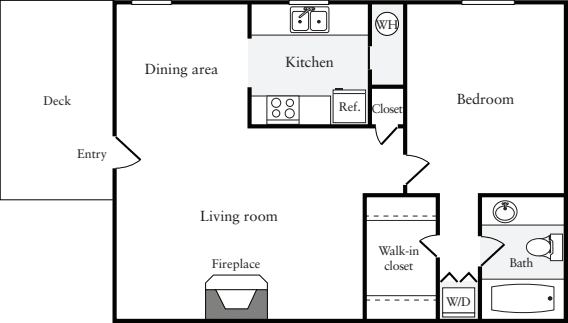 1 Bedroom D (HS)