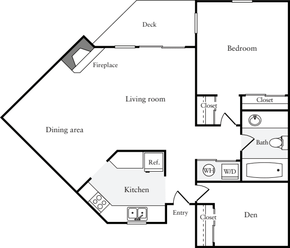 1 Bedroom F (HS)