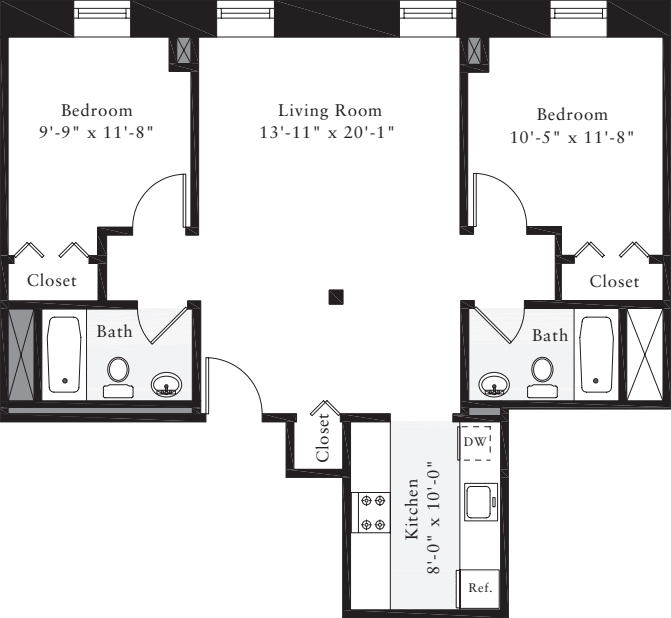 The Lofts 2 Bedrooms D