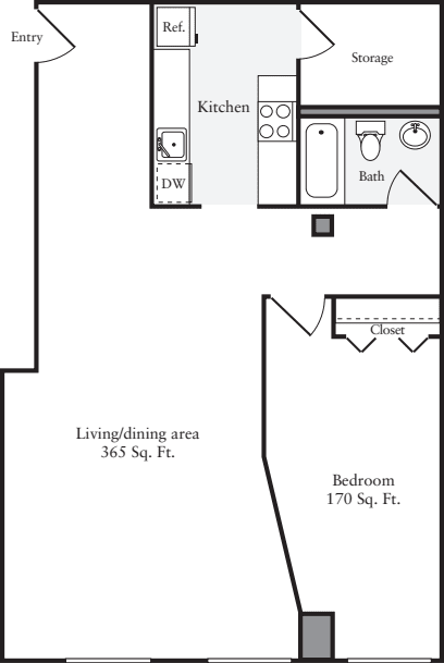 The Lofts 1 Bedroom I