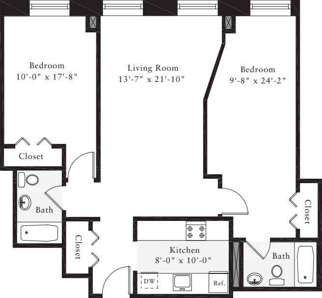 The Lofts 2 Bedrooms V