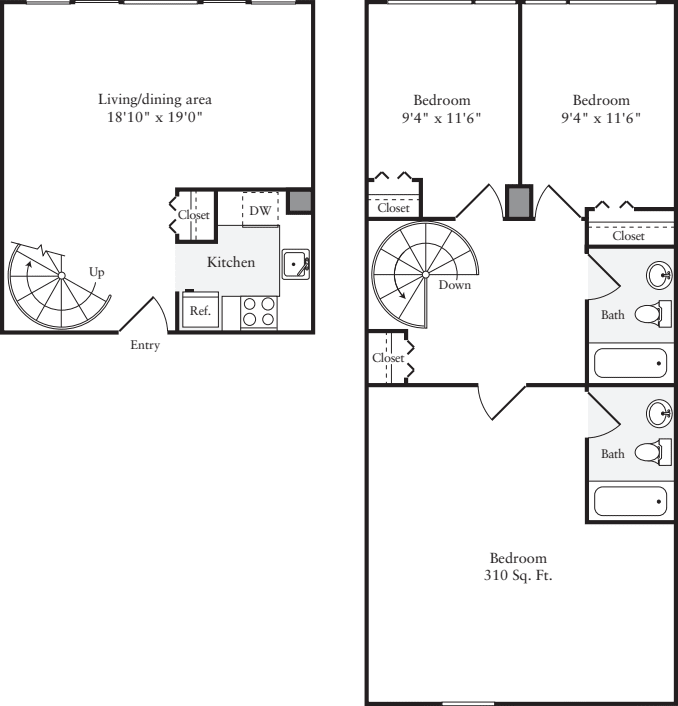 The Lofts 3+ Bedrooms A