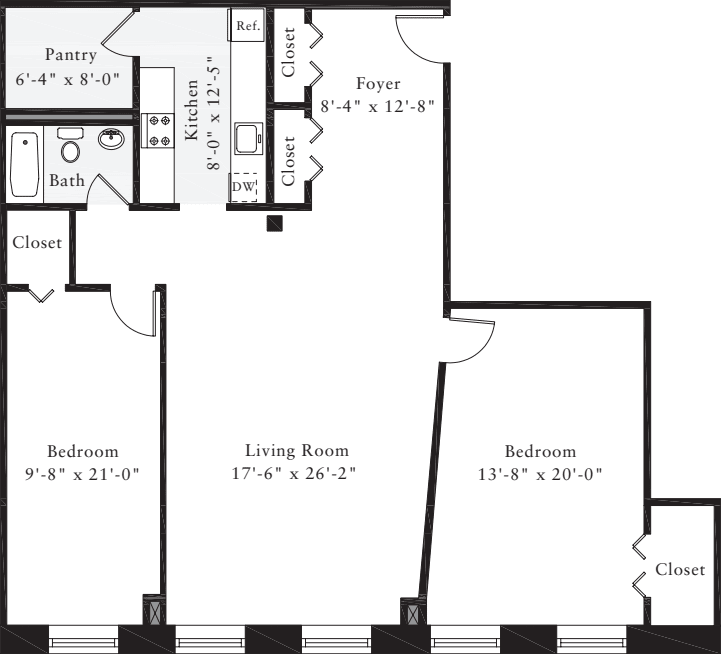 The Lofts 2 Bedrooms NN