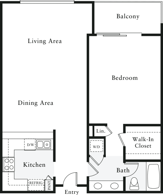 1 Bedroom K