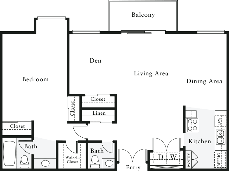 1 Bedroom O