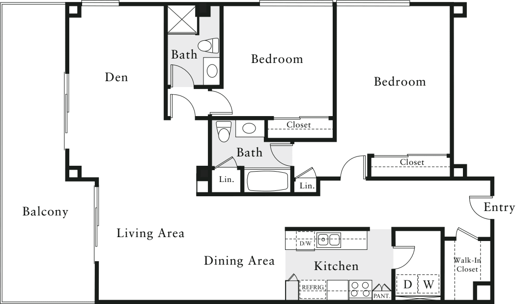 2 Bedrooms I