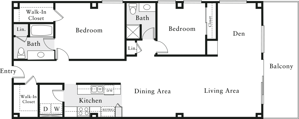 2 Bedrooms J