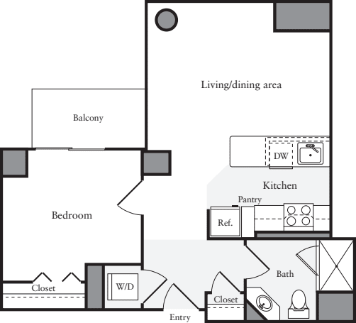 1 Bedroom A
