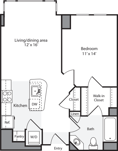 1 Bedroom D