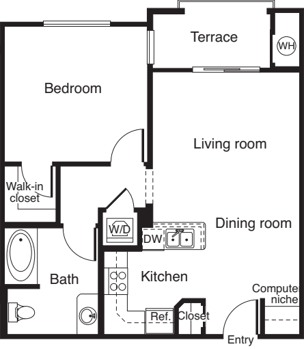 1 Bedroom B