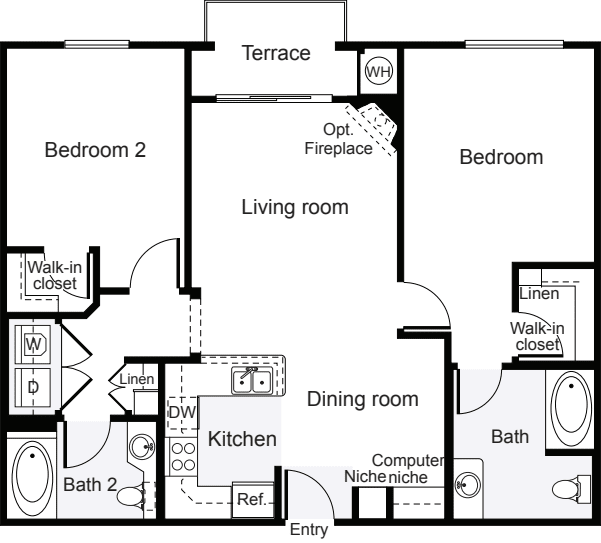 2 Bedrooms C
