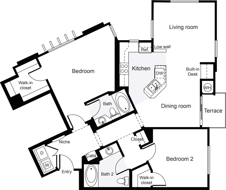 2 Bedrooms E
