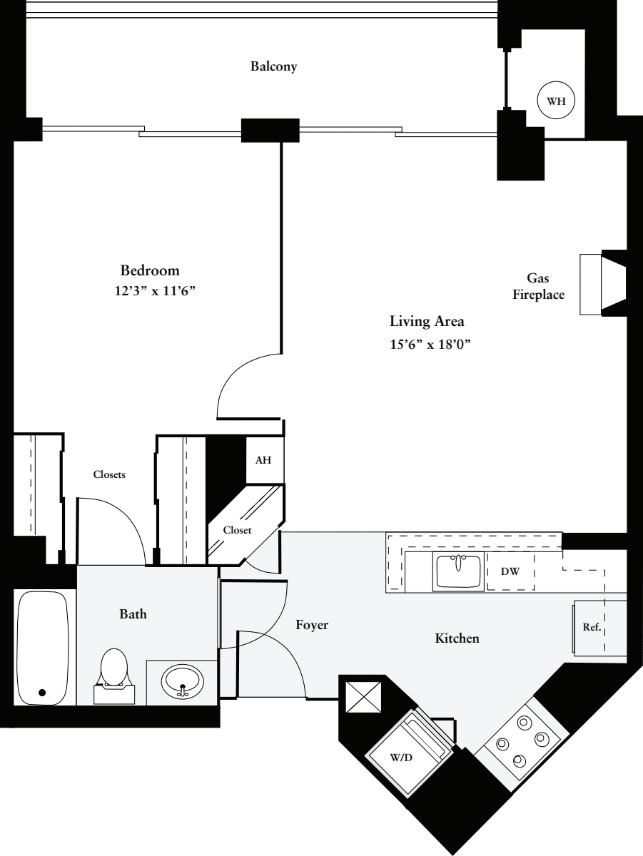 1 Bedroom E