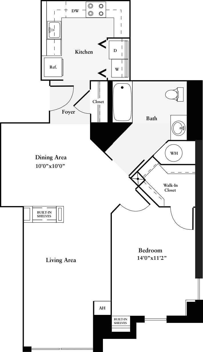 1 Bedroom J