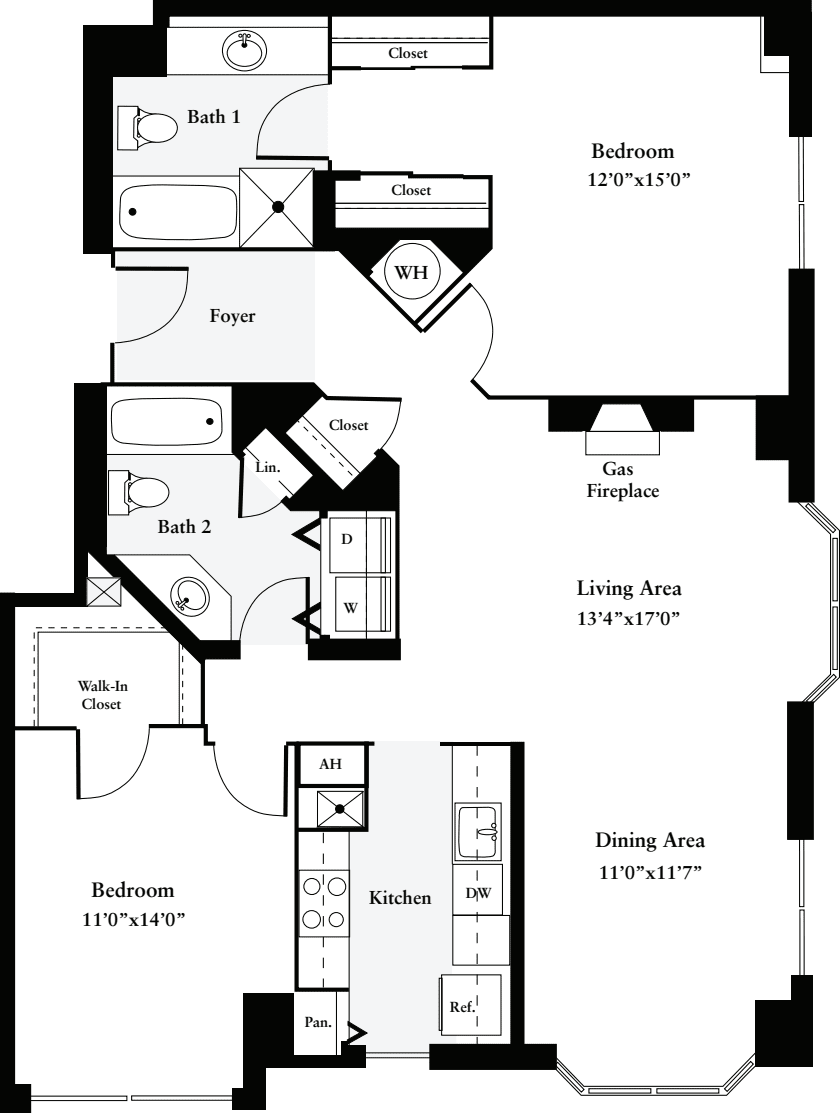 2 Bedrooms D