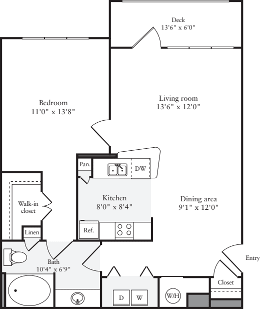 1 Bedroom A